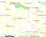 Map commune FR insee code 49271